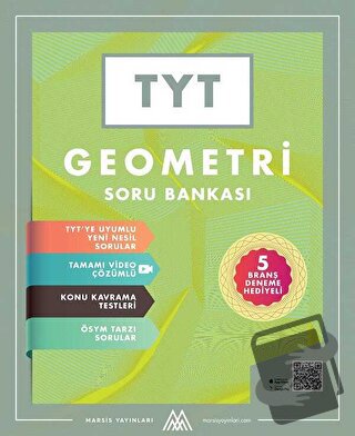 TYT Geometri Soru Bankası - Kolektif - Marsis Yayınları - Fiyatı - Yor