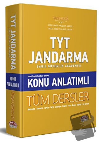 TYT / Jandarma Sahil Güvenlik Akademisi Konu Anlatımlı Tüm Dersler - K