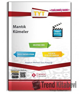 TYT Mantık Kümeler, Kolektif, Sonuç Yayınları, Fiyatı, Yorumları, Satı