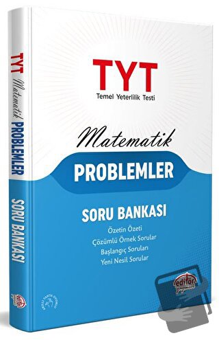 TYT Matematik Problemler Soru Bankası - Kolektif - Editör Yayınevi - F