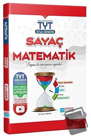 TYT Matematik Sayaç 10'lu Deneme - Ali İhsan Özkan - Evrensel İletişim