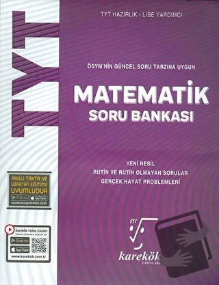 TYT Matematik Soru Bankası - Muharrem Duş - Karekök Yayıncılık - Fiyat