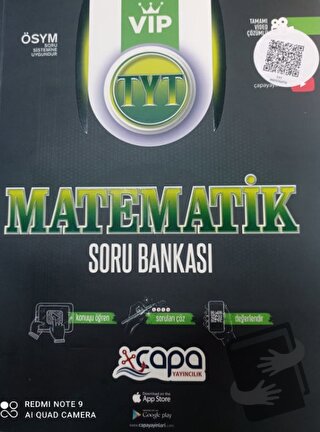 TYT Matematik VIP Soru Bankası, Kolektif, Çapa Yayınları, Fiyatı, Yoru