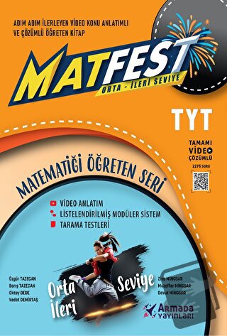 TYT Matfest Matematik Orta İleri Seviye - Özgür Tazecan - Armada Yayın