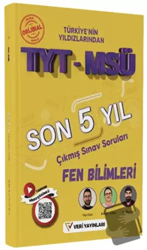 TYT MSÜ Fen Bilimleri Son 5 Yıl Çıkmış Sınav Soruları - Kolektif - Ver