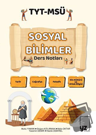 TYT - MSÜ Sosyal Bilimler Ders Notları - Kolektif - YZ Yayınları - Fiy