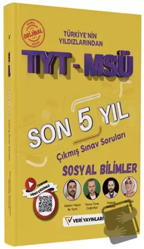 TYT MSÜ Sosyal Bilimler Son 5 Yıl Çıkmış Sınav Soruları - Selami Yalçı