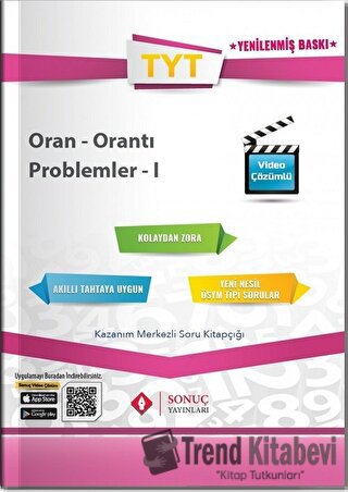 TYT Oran Orantı Problemler 1 Soru Bankası, Kolektif, Sonuç Yayınları, 