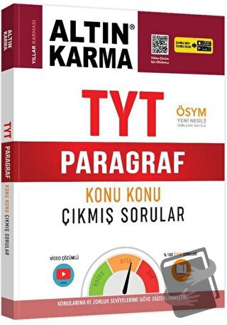 TYT Paragraf Konu Konu Çıkmış Sorular - Kolektif - Altın Karma Yayınla