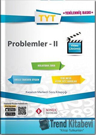 TYT Problemler 2, Kolektif, Sonuç Yayınları, Fiyatı, Yorumları, Satın 