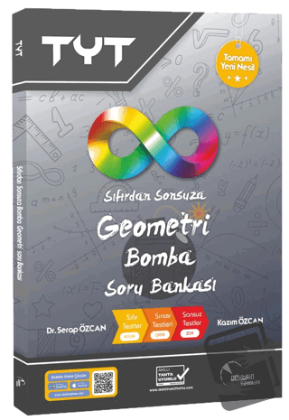 TYT Sıfırdan Sonsuza Bomba Geometri Soru Bankası (Yeni Nesil) - Kazım 