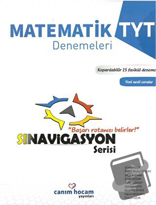 TYT Sınavigasyon Serisi Matematik Koparılabilir 15 Fasikül Deneme - Ko