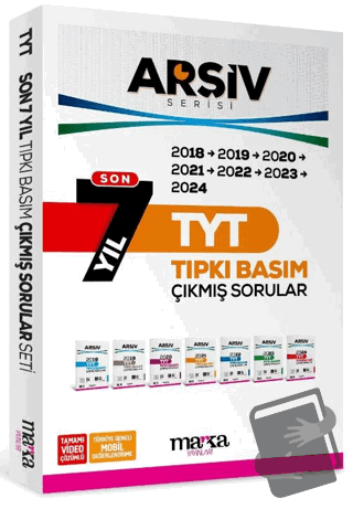 TYT Son 7 Yıl ARŞİV Serisi Tıpkı Basım Fasikül Fasikül Çıkmış Sorular 