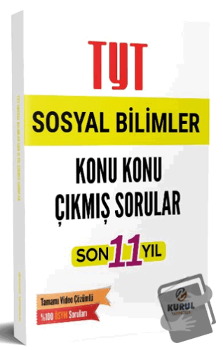 TYT Sosyal Bilimler Son 11 Yıl Konu Konu Çıkmış Sorular ve Video Çözüm