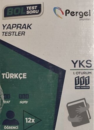 TYT Türkçe Kutu Test - Kolektif - Pergel Yayınları - Fiyatı - Yorumlar