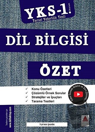 TYT (YKS 1. Oturum) Dil Bilgisi Özet - Tufan Şahin - Delta Kültür Yayı