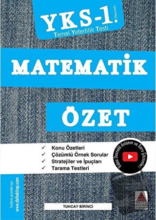 TYT (YKS 1. Oturum) Matematik Özet - Tuncay Birinci - Delta Kültür Yay