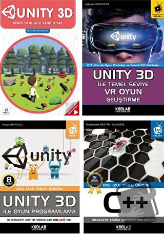 Unity 3D Eğitim Seti (4 Kitap Takım) - Kolektif - Kodlab Yayın Dağıtım