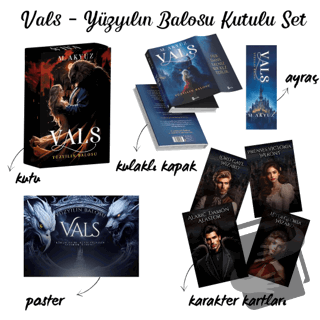 Vals – Yüzyılın Balosu Kutulu Set - Merve Akyüz - Parola Yayınları - F