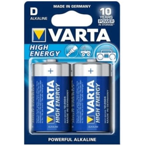 Varta Alkalin Büyük Boy Pil (D) High Energy 2 Li - - Varta - Fiyatı - 