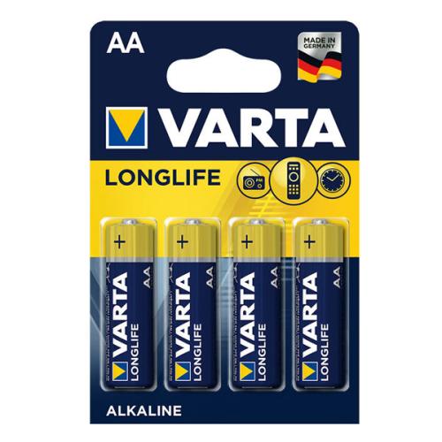 Varta Alkalin Kalem Pil (Aa) Long Life Extra 4 Lü - - Varta - Fiyatı -