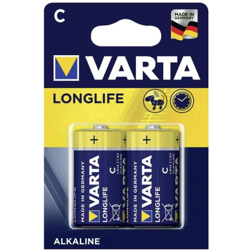 Varta Alkalin Orta Boy Pil C Longlife Extra 2 Li - - Varta - Fiyatı - 