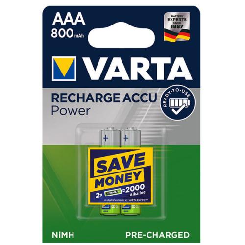 Varta Şarjlı İnce Kalem Pil (Aaa) 800 Mah 1,2 V 2 Li - - Varta - Fiyat