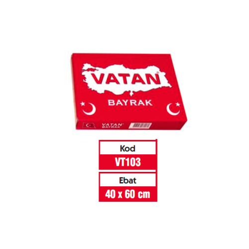 Vatan Masa Bayrağı Polyester 40X60 Vt103 - - Vatan - Fiyatı - Yorumlar