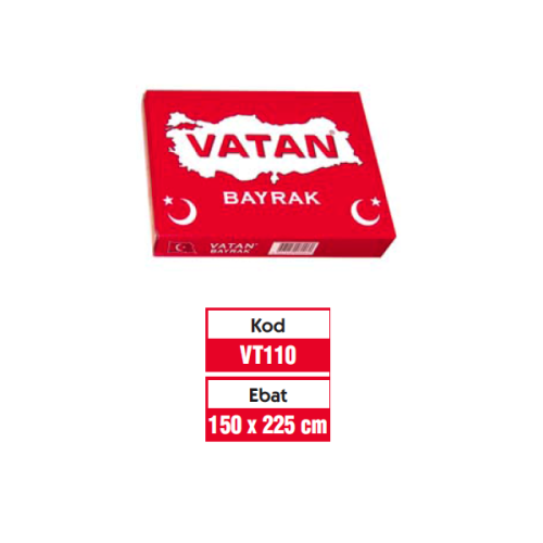 Vatan Türk Bayrağı 150X225 Vt110 - - Vatan - Fiyatı - Yorumları - Satı