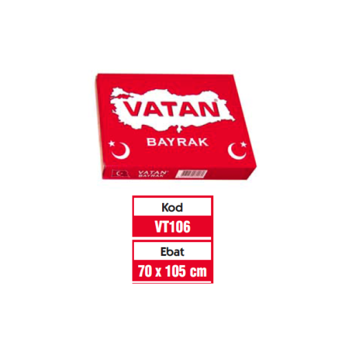 Vatan Türk Bayrağı 70X105 Vt106 - - Vatan - Fiyatı - Yorumları - Satın