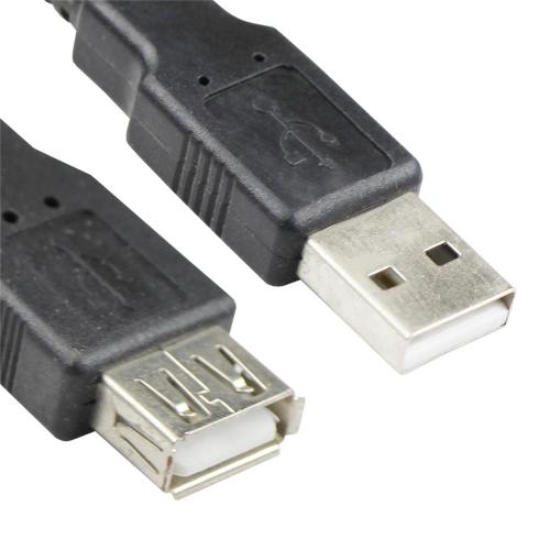 Vcom Cu202-B-1.5 Siyah 1.5Mt Usb 2.0 Uzatma Kablosu - - Vcom - Fiyatı 