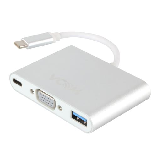 Vcom Cu426M Type-C-M To Vga-F Usb 3.0-F Type-C-F Çevirici - - Vcom - F