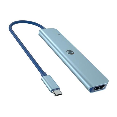 Vcom Cue18 Mavi Type-C To Hdmi(4K@30Hz)+Usb3.0+Usb-A2.0+Sd2.0+Tf2.0+Pd