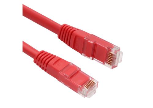 Vcom Np611B-R-1.0 Cat6 1.0Mt Kırmızı Utp Patch Kablo - - Vcom - Fiyatı