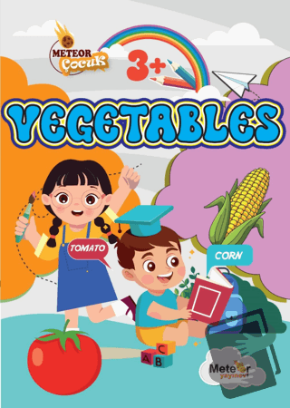 Vegetables Türkçe-İngilizce Boyama Kitabı - Kolektif - Meteor Yayınevi