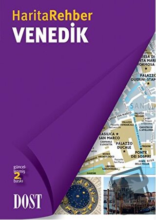 Venedik Harita Rehber - Raphaelle Vinon - Dost Kitabevi Yayınları - Fi