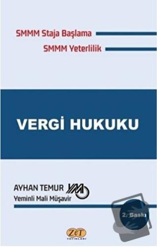 Vergi Hukuku - Ayhan Temur - Zet Yayınları - Fiyatı - Yorumları - Satı