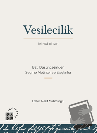 Vesilecilik ( İkinci Kitap ) - Nazif Muhtaroğlu - Küre Yayınları - Fiy