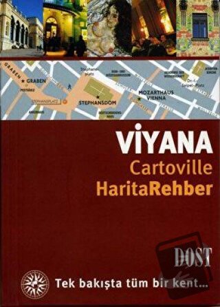 Viyana Cartoville Harita Rehber - Anne-Cecile Scherrer - Dost Kitabevi