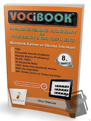 Vocibook Akademik Kelime ve Okuma Teknikleri - Arif Bulut - Pelikan Tı