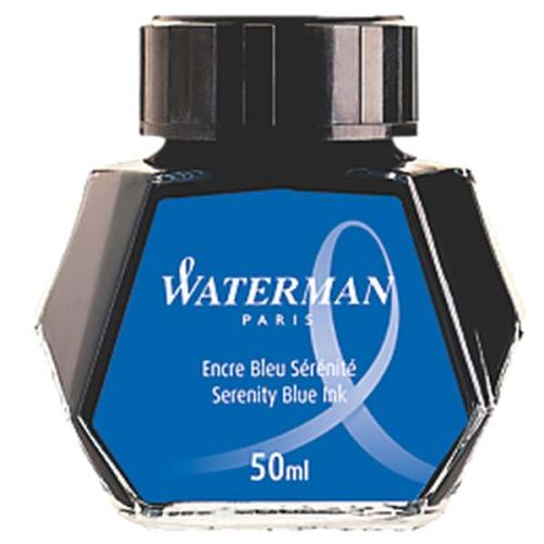 Waterman Dolma Kalem Mürekkebi Cam Şişede 50 Ml Mavi S0110720 - - Wate