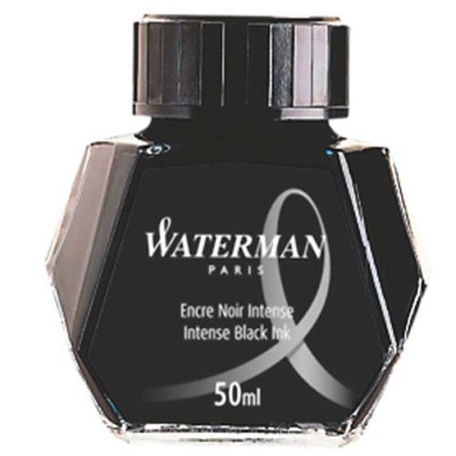 Waterman Dolma Kalem Mürekkebi Cam Şişede 50 Ml Siyah S0110710 - - Wat