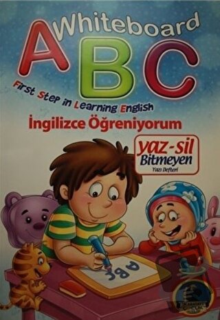 Whiteboard ABC First Step in Learning English / Yaz-Sil Bitmeyen Yazı 