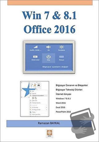 Win 7 - 8.1 Office 2016 - Ramazan Baykal - Ekin Basım Yayın - Fiyatı -