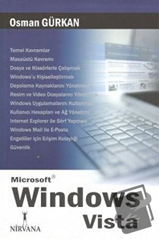 Windows Vista - Osman Gürkan - Nirvana Yayınları - Fiyatı - Yorumları 