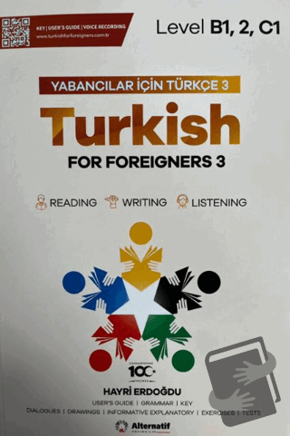 Yabancılar İçin Türkçe 3 - Türkish For Foreigners 3 - Hayri Erdoğdu - 