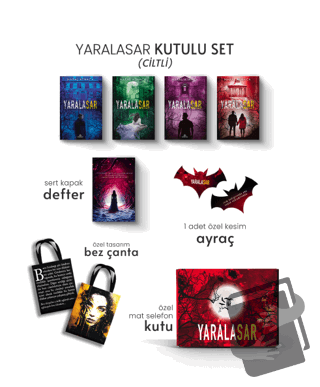 Yaralasar 4 Kitaplık Hediyeli Set (Ciltli) - Maral Atmaca - Ephesus Ya