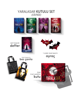 Yaralasar 4 Kitaplık Hediyeli Set - Maral Atmaca - Ephesus Yayınları -