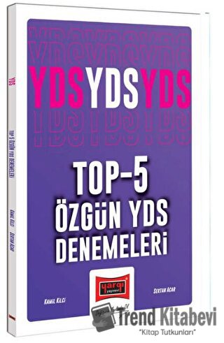 Yargı Yayınları 2023 YDS Top-5 Özgün YDS Denemeleri, Kamil Kilci, Yarg