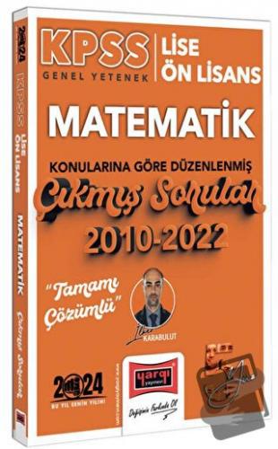 Yargı Yayınları 2024 KPSS Lise Ön Lisans Genel Yetenek Matematik Konul